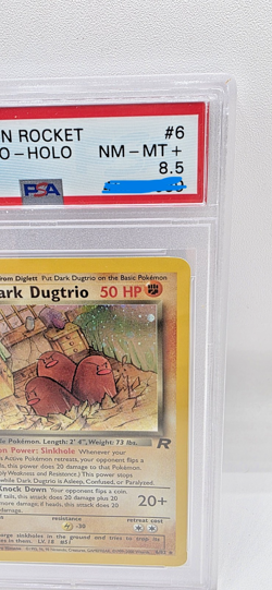 Pokemon Dark Dugtrio 6/82 - 1st Edition Holo PSA 8.5 Team Rocket ENG - Image 4