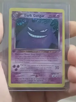 Dark Gengar 6/105 1st Edition Neo Destiny Holo Rare Pokemon FAN ART - Image 3