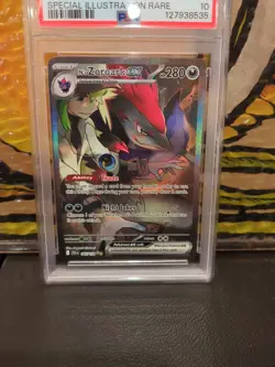 2025 POKEMON JTG EN-JOURNEY TOGETHER #185 N'S ZOROARK EX PSA 10 - Image 4