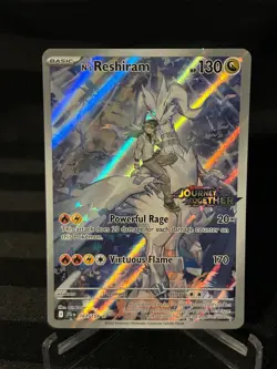 Pokemon TCG N'S Reshiram #167/159 Stamped Promo IR SV: Journey Together NM/M - Image 1