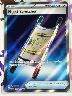 Pokemon TCG Night Stretcher Trainer 173/132 Ultra Rare Mega Evolution - Image 1