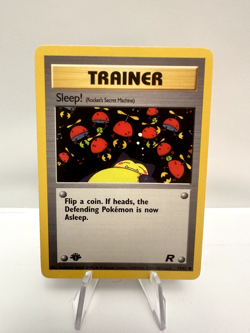 Sleep! 79/82 - 1st Edition Team Rocket - Pokemon TCG - MP - Image 1