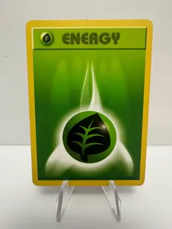 Grass Energy 99/102 Shadowless - Base Set - Pokemon TCG - LP - Image 1