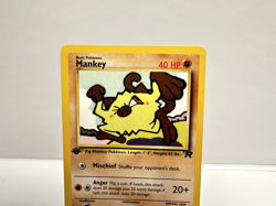 Mankey 61/82 - 1st Edition Team Rocket - WOTC - Pokemon TCG - LP - Image 2