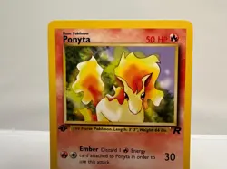 Ponyta 64/82 - 1st Edition Team Rocket - Pokemon TCG - LP - Image 2