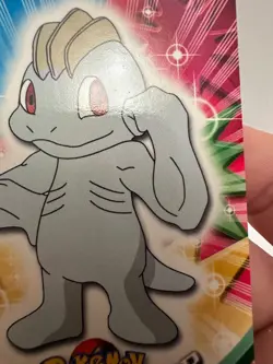 Machop #66 - 1999 Topps Pokemon TV Animation Edition Series 1 Red Label - LP - Image 5