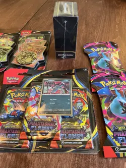 Pokemon Phantasmal Flames Lot Sealed 1 Booster Box 4 Single Packs 1 3 Pack - Image 4