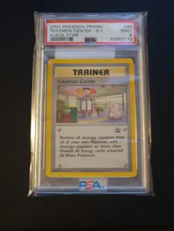 Pokemon Black Star Promo PSA 9 MINT Pokemon Center N.Y. #40 2001 - Image 1