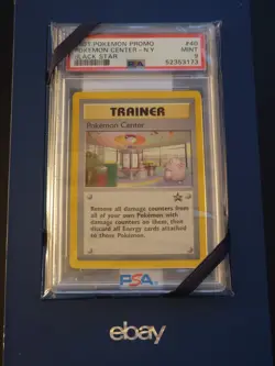 Pokemon Black Star Promo PSA 9 MINT Pokemon Center N.Y. #40 2001 - Image 3