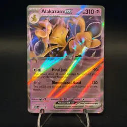 Alakazam ex (No Star Error Pattern) Pokemon BLACK STAR Promo #050 Holo 151 - Image 1