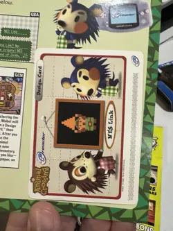 Nintendo Power Animal Crossing Game E Reader NES LINK Design Card Promo 2002 - Image 2