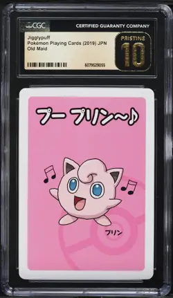 2019 Pokemon Japanese Playing Cards Old Maid Jigglypuff CGC 10 PRISTINE - Image 1