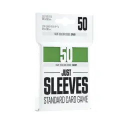 Just Sleeves Sleeves 66x92mm Standard Card Game - Green (50 sleeves) New - Image 1