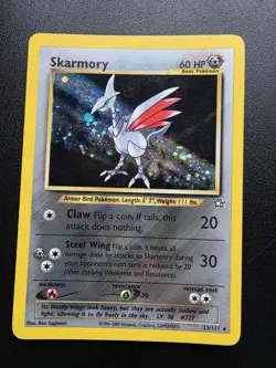 Pokemon Neo Genesis 13/111 Skarmory Holo Rare Vintage TCG Card - Image 1