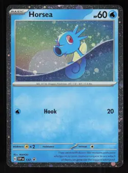 Horsea - (Cosmo Holo) 137 Holo SV: Scarlet & Violet Promo Cards LP-NM - Image 1