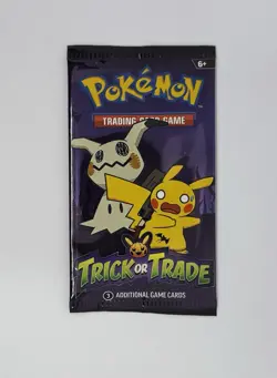 Pokemon Trick Or Trade Booster Pack 2023 NEW SEALED 1 Pack (3 Cards) - Image 1