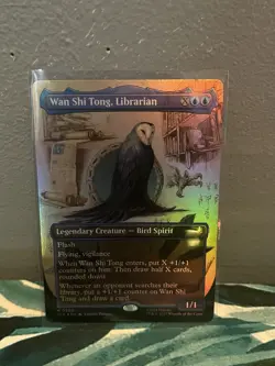 FOIL MTG Wan Shi Tong, Librarian TLA Avatar: The Last Airbender Borderless ENG - Image 1