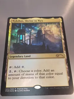 FOIL Nykthos, Shrine to Nyx - Magic mtg Pro Tour Promo PPRO LP+ - Image 2
