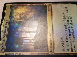 FOIL Nykthos, Shrine to Nyx - Magic mtg Pro Tour Promo PPRO LP+ - Image 3