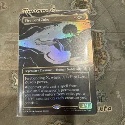 Fire Lord Zuko (Borderless Foil) Rare MTG Avatar - In Hand - NM - Image 1