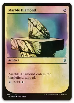 Marble Diamond (Showcase) #446 (Foil) (LP) Baldur's Gate CLB Magic MTG - Image 1