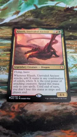 x1 Klauth, Unrivaled Ancient ~ Mint/NM ~ MtG Magic the Gathering ~ MB2 - Image 1