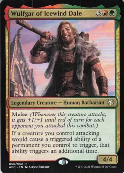 MTG Wulfgar of Icewind Dale (56) | NM | Adv. Forgotten Realms {AFC} - Image 1