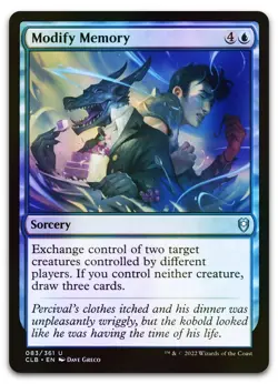 Modify Memory #83 (Foil) (NM) Baldur's Gate CLB Magic MTG - Image 1