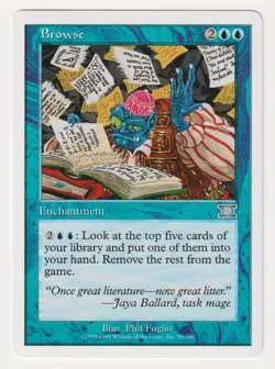 Browse Proof MP 6th Edition (Classic) Artist Phil Foglio 1999 WOTC MTG Magic AP! - Image 1