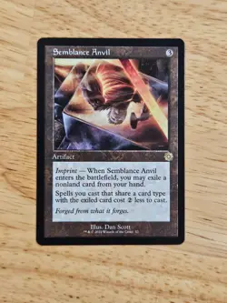 Semblance Anvil The Brothers' War Retro Frame Rare Magic MTG WOTC M9180 - Image 1