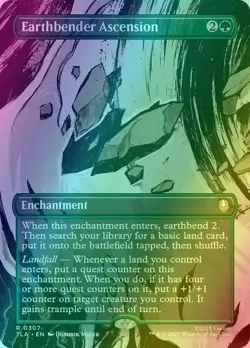 Earthbender Ascension - Borderless Foil - Avatar: The Last Airbender - TLA R 307 - Image 1