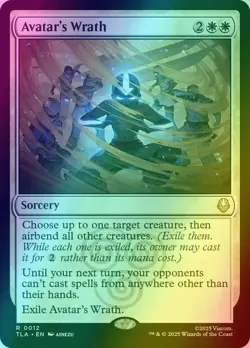 Avatar's Wrath - Foil - Avatar: The Last Airbender - TLA R 0012 - Image 1