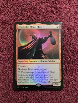 MTG Zhao The Moon Slayer 0162 Foil Avatar The Last Air Bender - Image 1