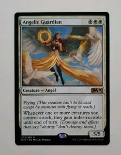 MTG - Angelic Guardian - Core Set 2020 - NM Regular - Image 1
