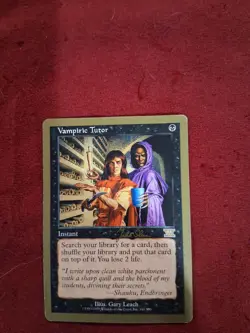 Magic The Gathering World Championships 1999 Vampiric Tutor LP/NM Condition - Image 1