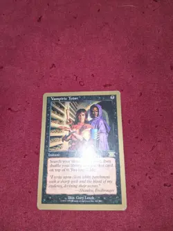 Magic The Gathering World Championships 1999 Vampiric Tutor LP/NM Condition - Image 4