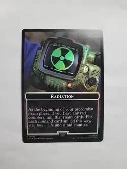 MTG- Radiation/ Copy PIP Foil Token #0022 - Image 1