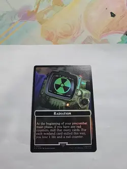 MTG- Radiation/ Copy PIP Foil Token #0022 - Image 2