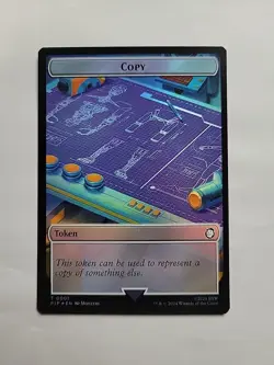 MTG- Radiation/ Copy PIP Foil Token #0022 - Image 3