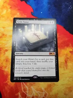 Grim Tutor - Core Set 2021 (M21) - NM - Image 1