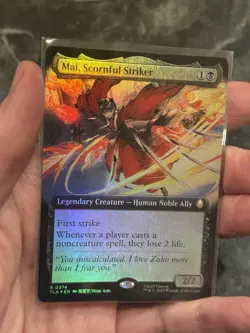 Mai, Scornful Striker (Extended Art) Avatar: The Last Airbender Foil - Image 1
