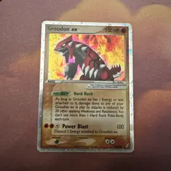 Pokemon EX Crystal Guardians Holo Groudon ex 93/100 Near Mint NM - Image 1