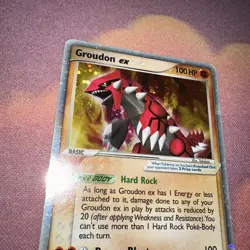 Pokemon EX Crystal Guardians Holo Groudon ex 93/100 Near Mint NM - Image 3
