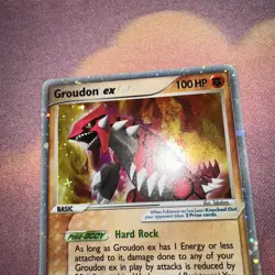 Pokemon EX Crystal Guardians Holo Groudon ex 93/100 Near Mint NM - Image 4