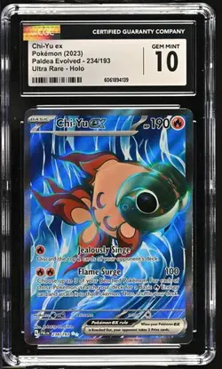 2023 Pokemon Paldea Evolved Chi-Yu Ex #234 CGC 10 - Image 1