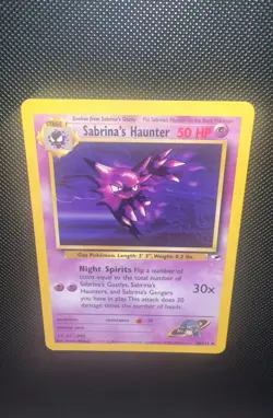 2000 Pokemon Gym Heroes Sabrina’s Haunter #58 - Image 1