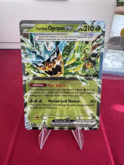 Pokemon TCG Scarlet & Violet Twilight Masquerade Teal Mask Ogerpon EX 025/167 43 - Image 1