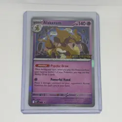 Alakazam 003 [Stamped] MEP: Mega Evolutions Promo English Pokemon Black Star NM - Image 1