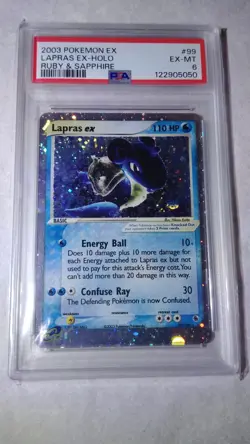 Pokemon / Lapras EX / Ruby & Sapphire / PSA 6 / 99-109 - Image 1