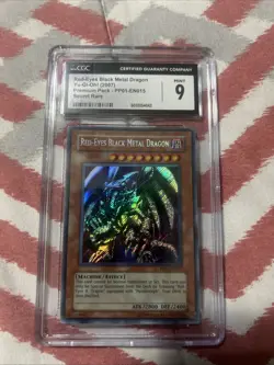 Yu-Gi-Oh Red-Eyes Black Metal Dragon PP01-EN015 CGC Grade 9 - Image 1